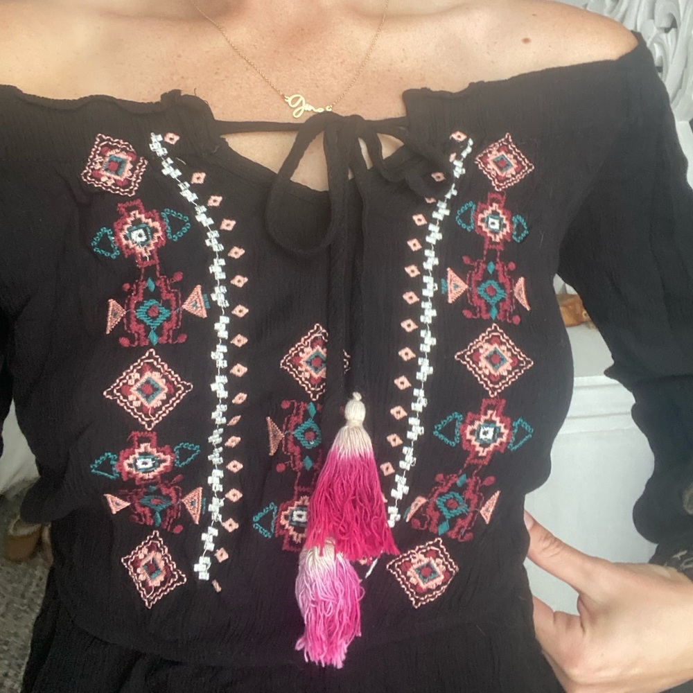 Off the shoulder romper - Picture 6 of 8